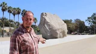 All About a GIANT Rock at LACMALevitated Mass thing at the LA County Museum of Art [upl. by Leis]