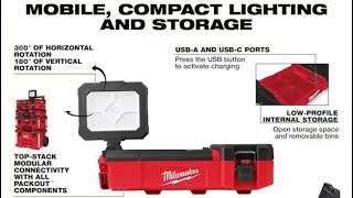 Quick look at Milwaukee M12 Packout Light [upl. by Sundberg]