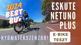 Eskute Netuno Plusz elektromos kerékpár teszt [upl. by Martens]