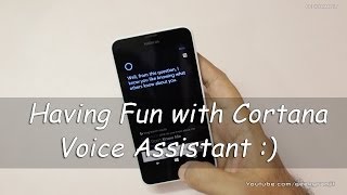 Having Fun with Cortana Virtual Voice Assistant [upl. by Assira]