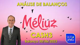 CASH3  MÉLIUZ SA ANÁLISE DE BALANÇOS PROF SILAS DEGRAF [upl. by Brittne]