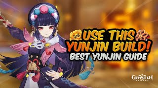 COMPLETE YUN JIN GUIDE Best Yun Jin Build  Artifacts Weapons amp Teams  Genshin Impact [upl. by Peednus]