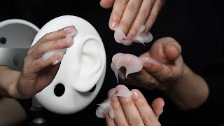 ASMR Ear Massage with Gel  Headrec No Talking [upl. by Burck445]