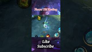 Floryn Ultimate Healing Builds mobilelegends shorts [upl. by Arodaeht]