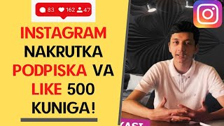 INSTAGRAM NAKRUTKA QILISH SIRI 2020 PODPISKA KOPAYTIRISH  INSTAGRAM SIRLARI [upl. by Dnomyar]