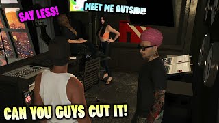 Things Get Heated BW Tilly amp Jasmine During Ninos Meeting  NoPixel RP  GTA RP [upl. by Einaeg]