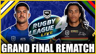 Parramatta Eels Vs Penrith Panthers Battle in Grand Final Rematch on RLL4  NRL Round 23 [upl. by Fokos275]