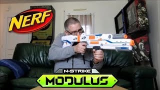 ACCESSOIRE NERF MODULUS MEDIATOR CROSSE ET CANON démo et présentation en français FR HD [upl. by Nedah100]