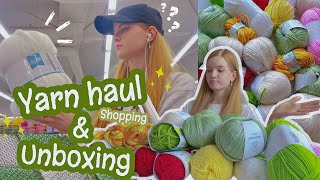 Yarn shopping amp yarn haul 🧶✨ [upl. by Nereids]