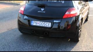 Renault Megane II RSport sound of exhaust system [upl. by Araht]