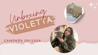 Unboxing de VIOLETTA  Campaña 09  Compre todo para la casa 🏡 [upl. by Rhu]