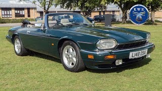 XJS 6 Litre V12 Convertible  FOR SALE by KWE Jaguar  Walkaround [upl. by Aihpled819]