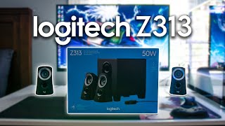 Logitech Z313 Unboxing and Test  Best Budget Speakers for PC Subwoofer Included [upl. by Enowtna]