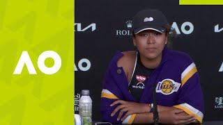 Naomi Osaka quotIm playing with a different purposequot press conference SF  Australian Open 2021 [upl. by Enirod]