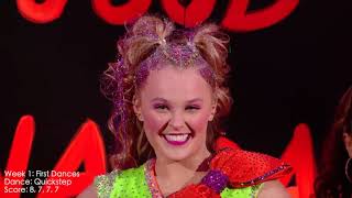 Jojo Siwa  Dancing With The Stars All Performances [upl. by Malkin]