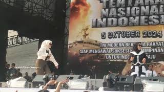 BRAS BRES EVERYWHERE HUT TNI 79 DI MONAS terbaru2024 tniindonesia fyp youtubeshorts [upl. by Larkins291]