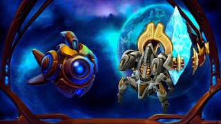 PROBIUS SUMMONS THE GOLDEN ARMADA  AMON COOP Starcraft 2 Tavern Battle [upl. by Chao]