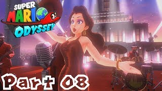 Super Mario Odyssey  Part 8 New Donk City A Tribute to Mario  Metro Kingdom [upl. by Lassiter]