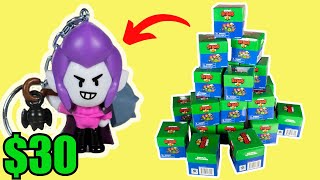 Opening a full CASE of Brawl Stars mystery keychain figures [upl. by Atinnor]