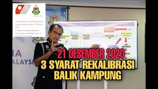 SYARAT MENGIKUTI PROGRAM REKALIBRASI BALIK KAMPUNG TERBARUSiapkan 3 Hal Ini [upl. by Nniw]