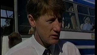 1984 Sydney GF  Parra fans hit the buses [upl. by Platto968]