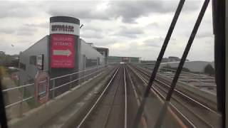 Full Journey On The DLR From Stratford International To Woolwich Arsenal via London City Airport [upl. by Avla211]