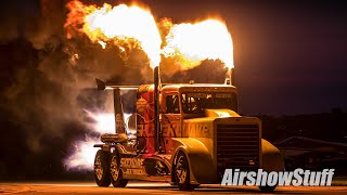 Shockwave Jet Truck Night Show [upl. by Medor162]