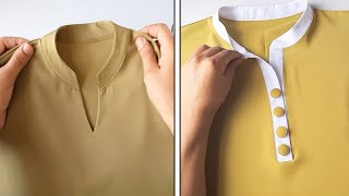 2 sewing tricks and tips for beginners great for collar neck design kurti design [upl. by Nylarad166]