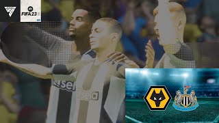 Je joue à FIFA 23 en 2024  PREMIER LEAGUE  WOLVES VS NEWCASTLE UNITED premierleague fifa23 eafc [upl. by Eladnar]