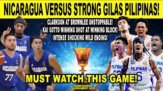 STRONG GILAS PILIPINAS vs NICARAGUA Ginulat ang lahat ni Kai Sotto sa Winning Shot at Winning Block [upl. by Servetnick]