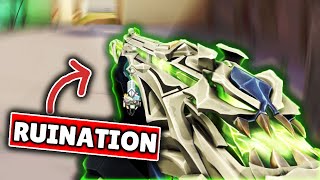 NEW RUINATION PHANTOM Green Variant Gameplay BEST VIPER SKIN  Valorant [upl. by Llohcin]