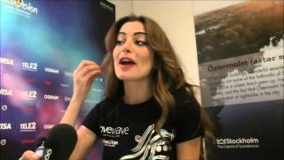 Eurovision 2016 Interview with Iveta Mukuchyan Armenia 2016 [upl. by Monson]