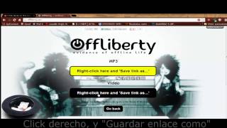 Cómo descargar videos desde Offliberty [upl. by Rebna]