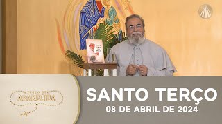 Terço de Aparecida com Pe Antonio Maria  08 de abril de 2024 Mistérios Gozosos [upl. by Anerys]