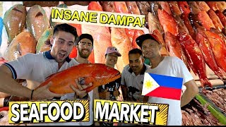 Best SEAFOOD MARKET PH🇵🇭 FILIPINOS will COOK IT FOR US Kain Tayo 🤤 [upl. by Oniram]