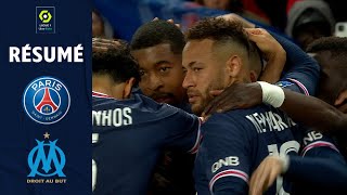 PARIS SAINTGERMAIN  OLYMPIQUE DE MARSEILLE 2  1  Résumé  PSG  OM  20212022 [upl. by Krenn]