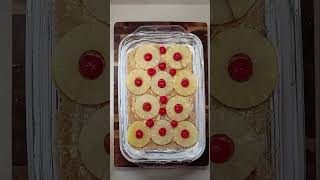 Pineapple Upside Down Cake with Cake Mix  Ingredients In Comments [upl. by Ephrayim]