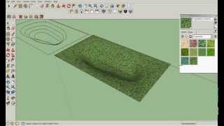 Building a Simple Pond with Google SketchUp [upl. by Karb]