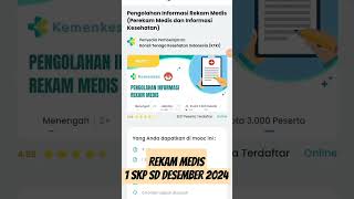 rekam medis kemenkes skp lms [upl. by Ahswat27]