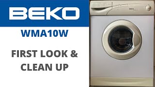 Beko EcoCare WMA10W Washing Machine  First Look amp Clean Up [upl. by Stover]