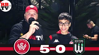 Western Sydney Wanderers vs Western United  Post Match Interview [upl. by Annayk]