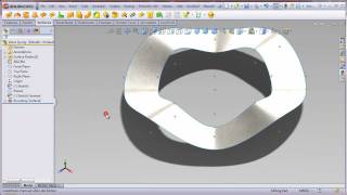 SolidWorks  Wave Spring Washer [upl. by Ntsyrk]