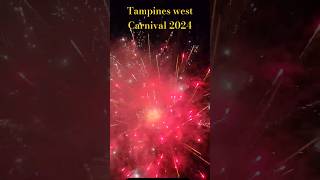 Firework Display Tampines West National Day Carnival August 2024 at PlayWest [upl. by Nawed957]