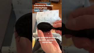 Unboxing Poppy Luxury Human Hair Wig From Collections By Kimberly [upl. by Subir]