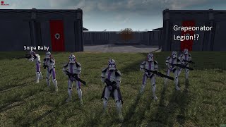 Custom Clone Legion Grape Unit MOWAS2 Star Wars mod [upl. by Sikras]