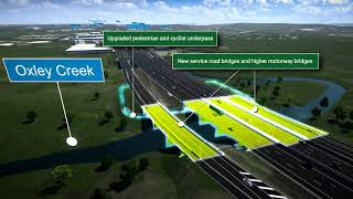 Ipswich Motorway Upgrade Rocklea to Darra – Stage 1 project [upl. by Rehpotsirhk]