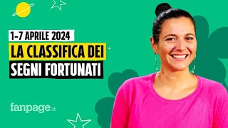 Oroscopo la classifica dei segni più fortunati della settimana dall1 al 7 aprile 2024 [upl. by Acinimod]