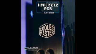 Disipador Cooler Master Hyper 212 Black edition RGB [upl. by Jeremie502]