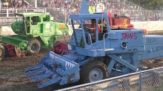 COMBINE DEMO DERBY ht2 Wright County Fair [upl. by Bonnibelle326]