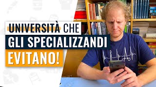 Le università che gli specializzandi evitano [upl. by Annert371]